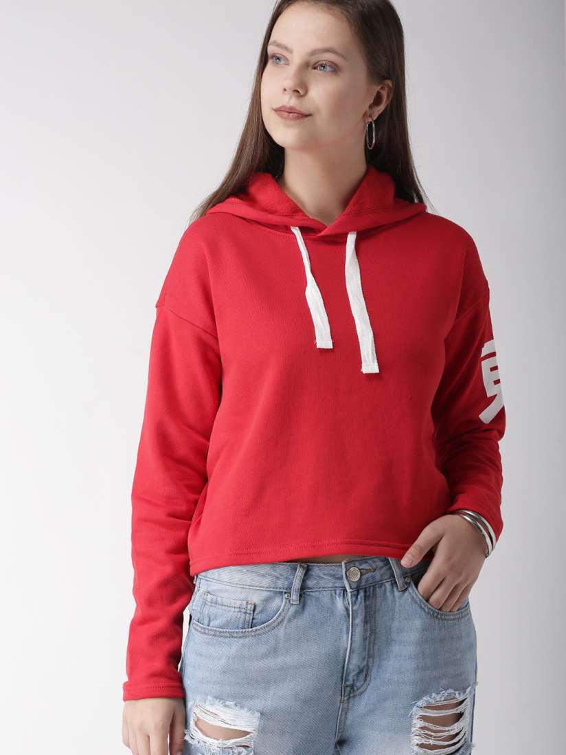 Forever 21 red sweatshirt hotsell