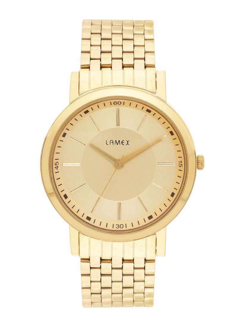 Buy LAMEX Men Gold Toned Analogue Watch PREMIUMDLX 6551 Watches for Men 6812863 Myntra