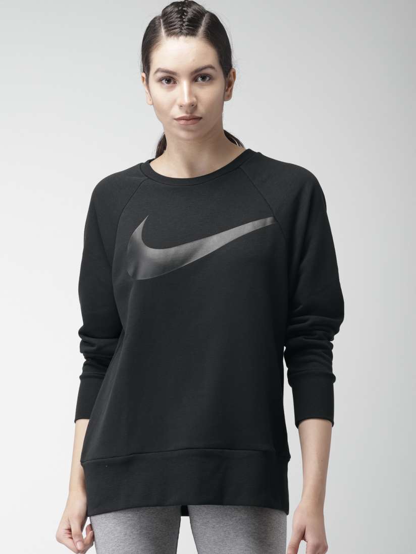 Nike women's swoosh sweatshirt outlet