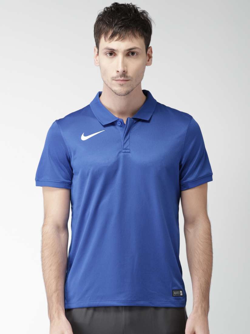 Buy Nike Men Blue Solid Cricket Tshirt Tshirts for Men 6814031 Myntra