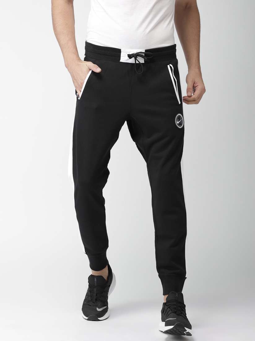 Buy Nike Men Black Solid AS M NSW AF1 PANT FT Joggers Track Pants for Men 6814032 Myntra