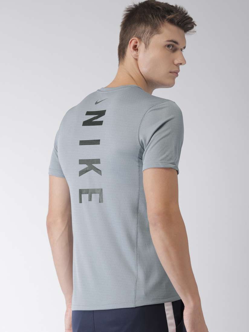 Buy Nike Men Blue Miler Tech Printed T shirt Tshirts for Men 6814127 Myntra