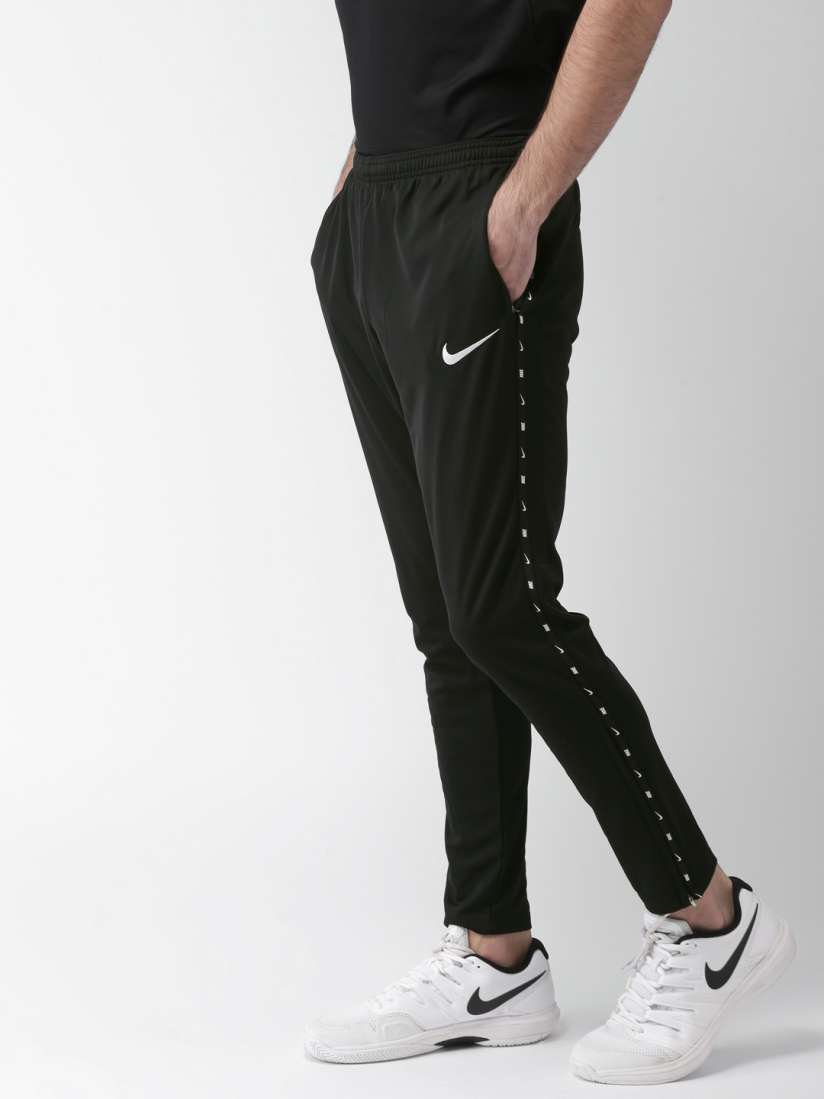 Nike black slim fit track pants outlet