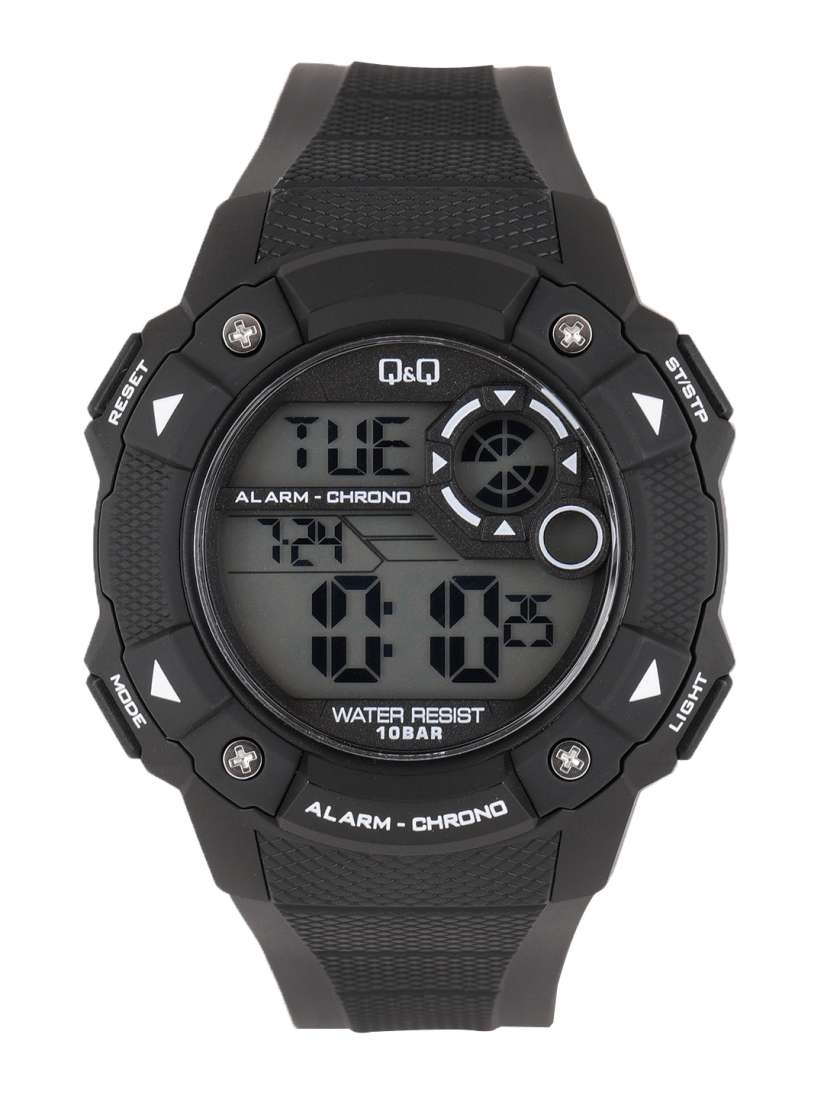 Buy Q Q Men Black Digital Watch M145J002Y Watches for Men 6814627 Myntra