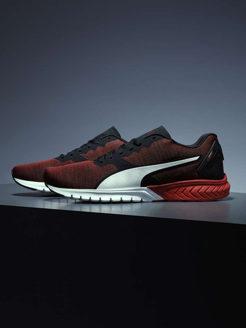 Buy Puma Men Black Red IGNITE Dual NM Running Shoes Sports Shoes for Men 6815971 Myntra