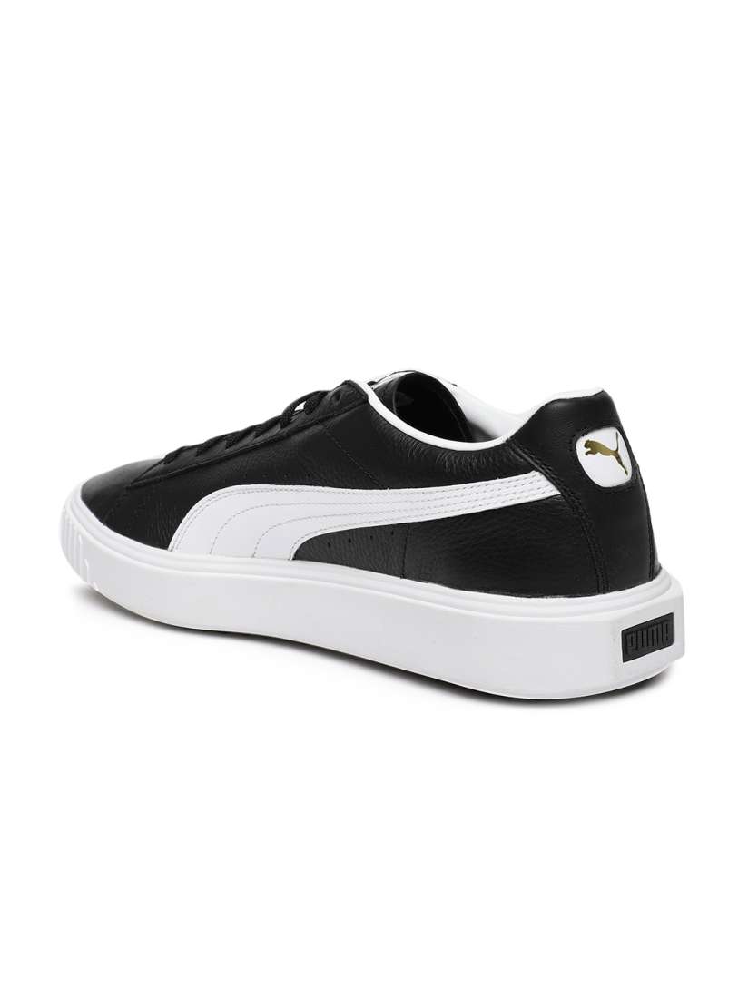Buy Puma Men Black Breaker Leather Sneakers Casual Shoes for Men 6816722 Myntra