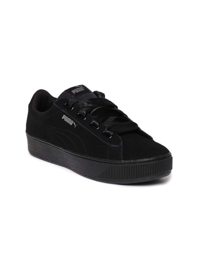 Buy Puma Women Black Vikky Platform Ribbon S Sneakers Casual Shoes for Women 6816755 Myntra