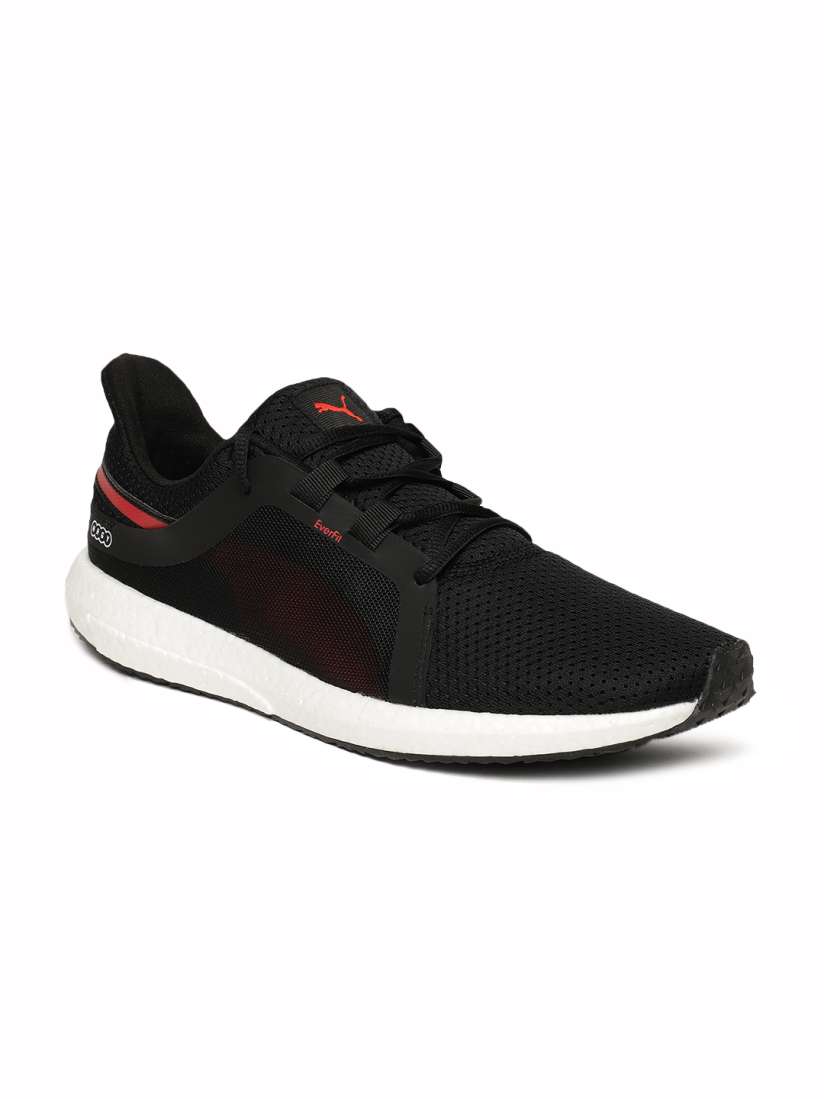 Puma mega nrgy black running shoes best sale