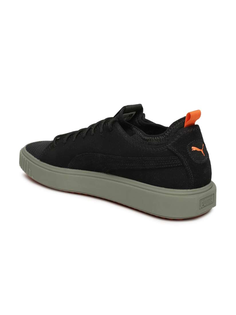Buy Puma Men Black Breaker Mesh FOF Suede Casual Shoes Casual Shoes for Men 8159927 Myntra