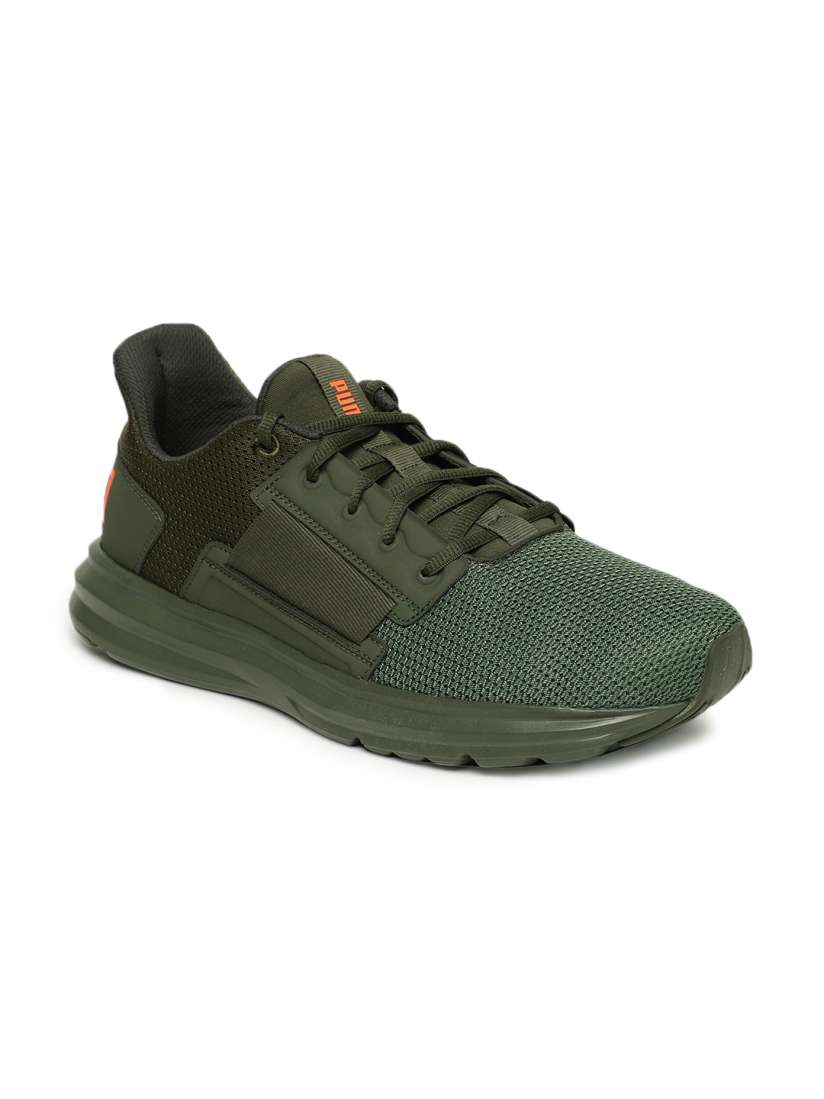 Buy Puma Men Olive Green Enzo Street Running Shoes Sports Shoes for Men 6816771 Myntra