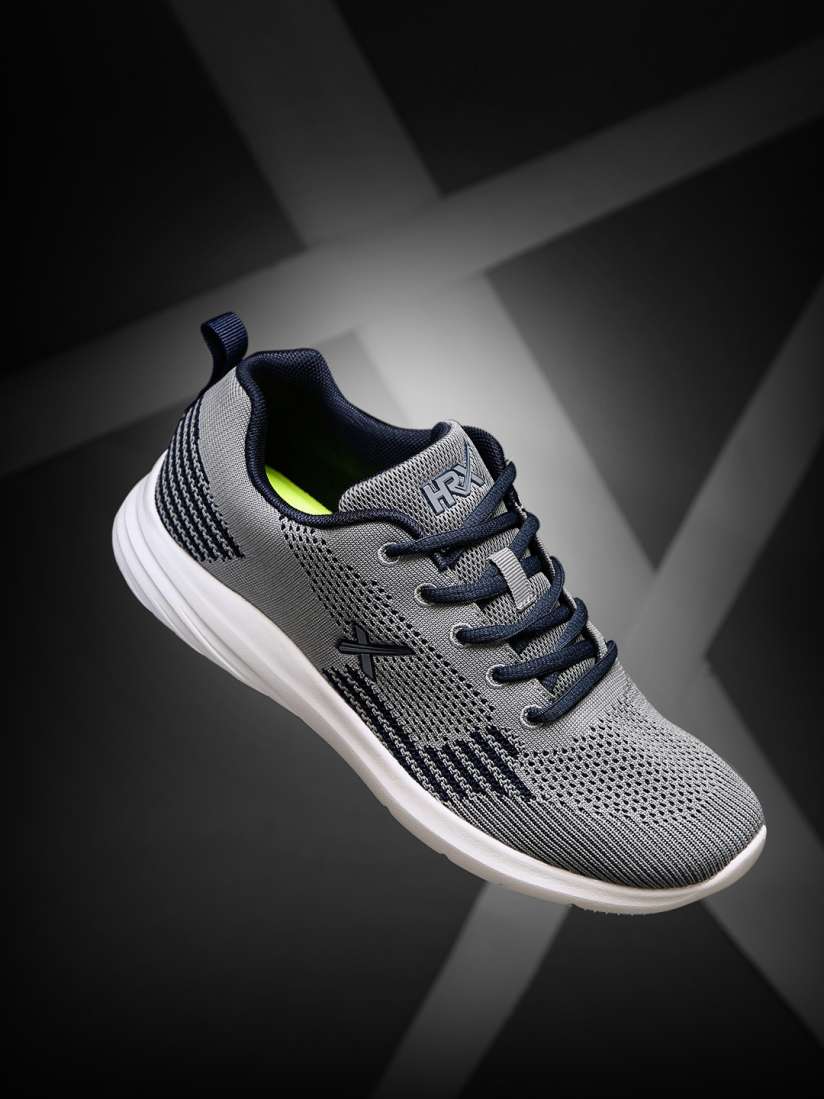 Hrx men grey running shoes deals