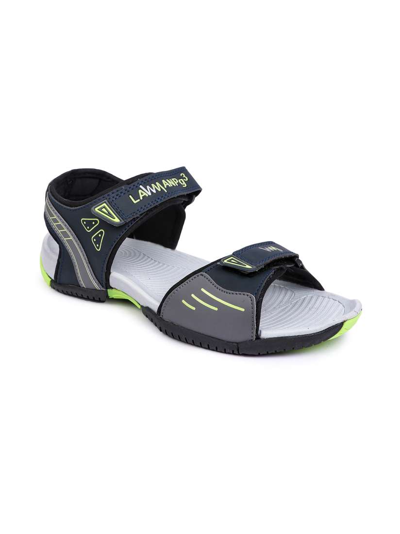 Buy Lawman pg3 Men Grey Green Comfort Sandals Sandals for Men 6820955 Myntra