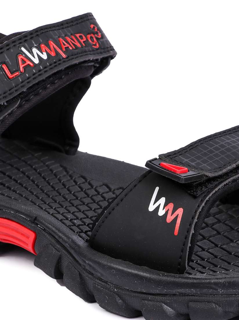 Buy Lawman pg3 Men Black Red Comfort Sandals Sandals for Men 6820956 Myntra