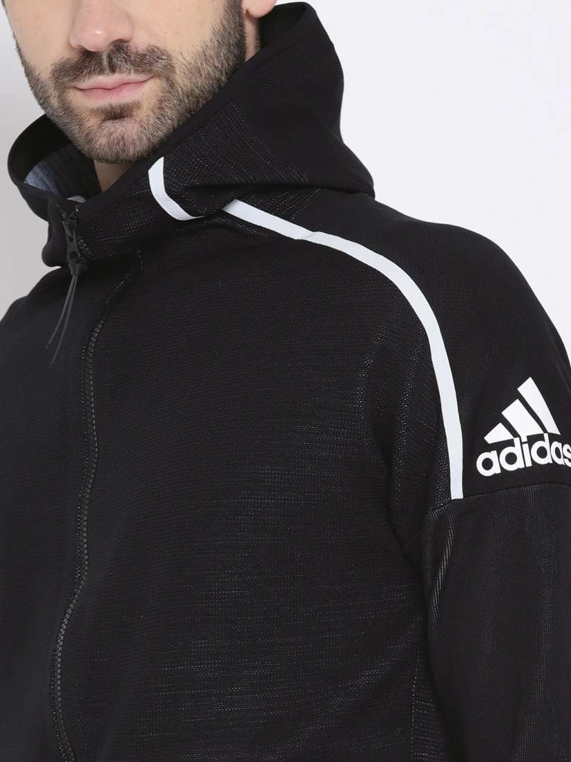 Buy Adidas Men Black ZNE Parley Hooded Athletics Sweatshirt Sweatshirts for Men 6824031 Myntra