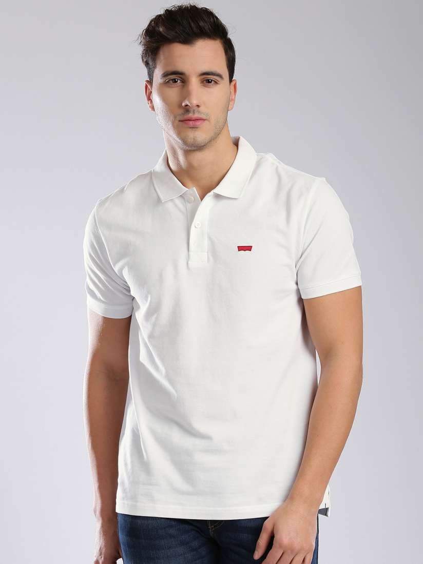 Levis white polo shirt cheap