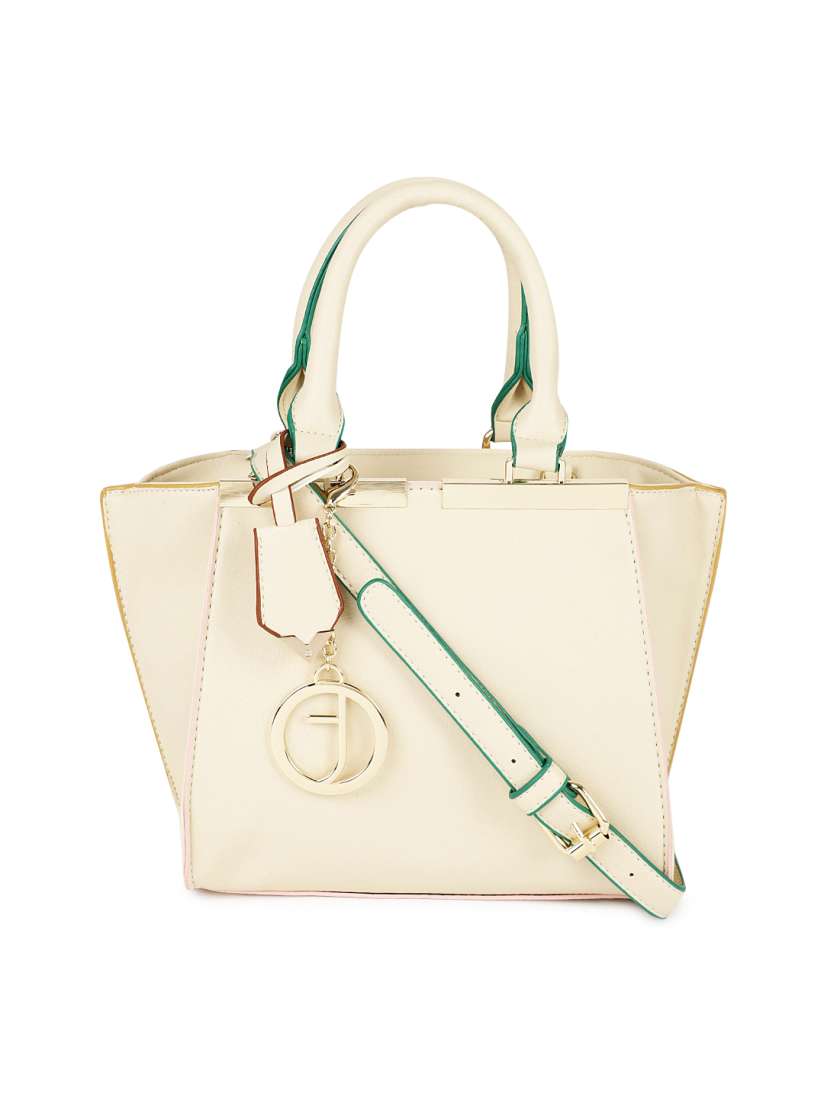 Buy Tresmode Beige Solid Handheld Bag Handbags for Women 6833329 Myntra