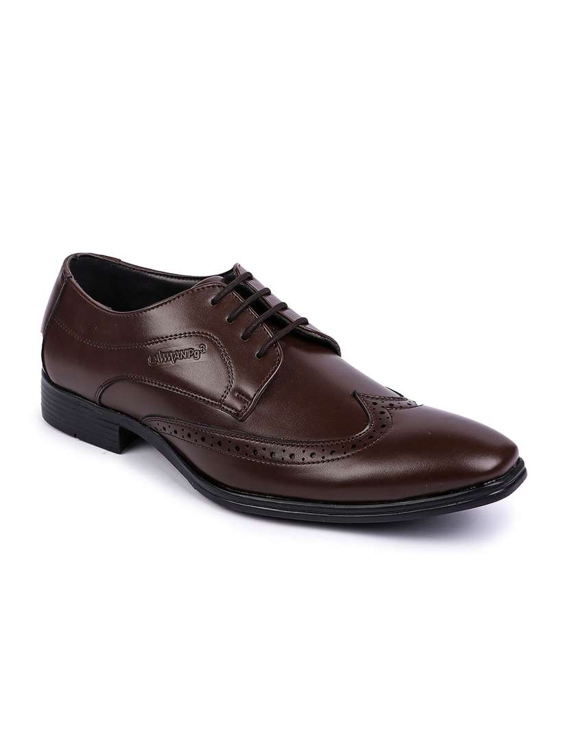 Buy Lawman pg3 Men Brown Formal Brogues Formal Shoes for Men 6834699 Myntra