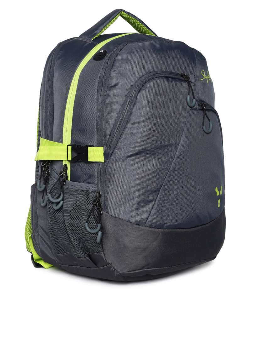 Skybags unisex grey solid backpack top
