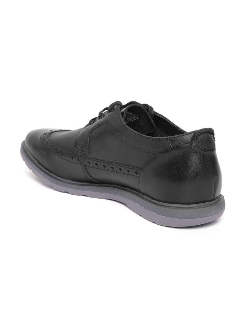 Clarks navy brogues online