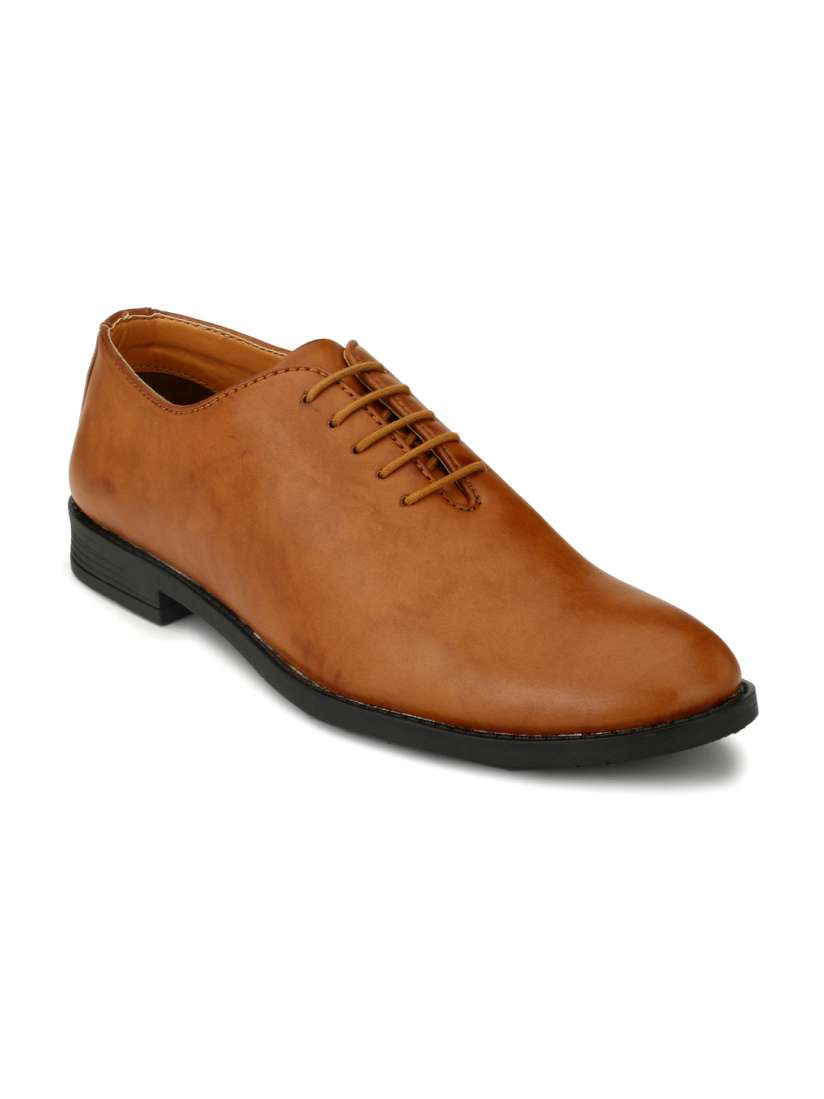 Buy Fentacia Men Tan Brown Solid Formal Oxford Shoes Formal Shoes for Men 6839536 Myntra