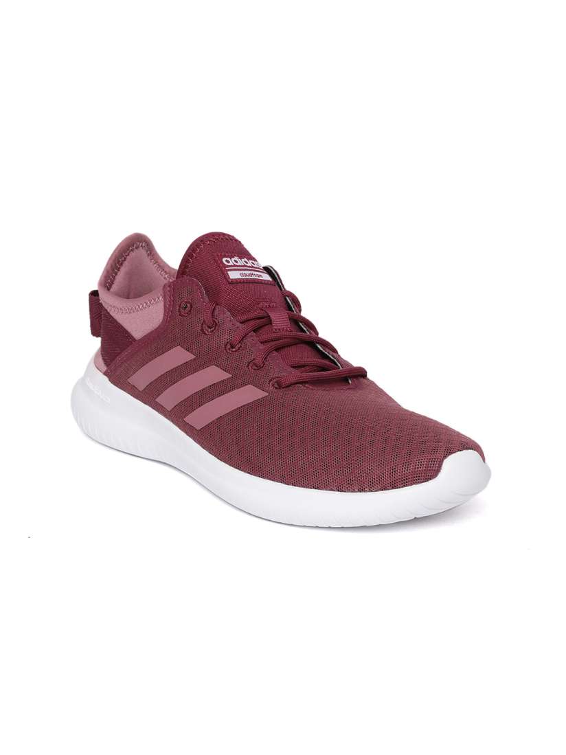 Adidas running shoes women maroon shop