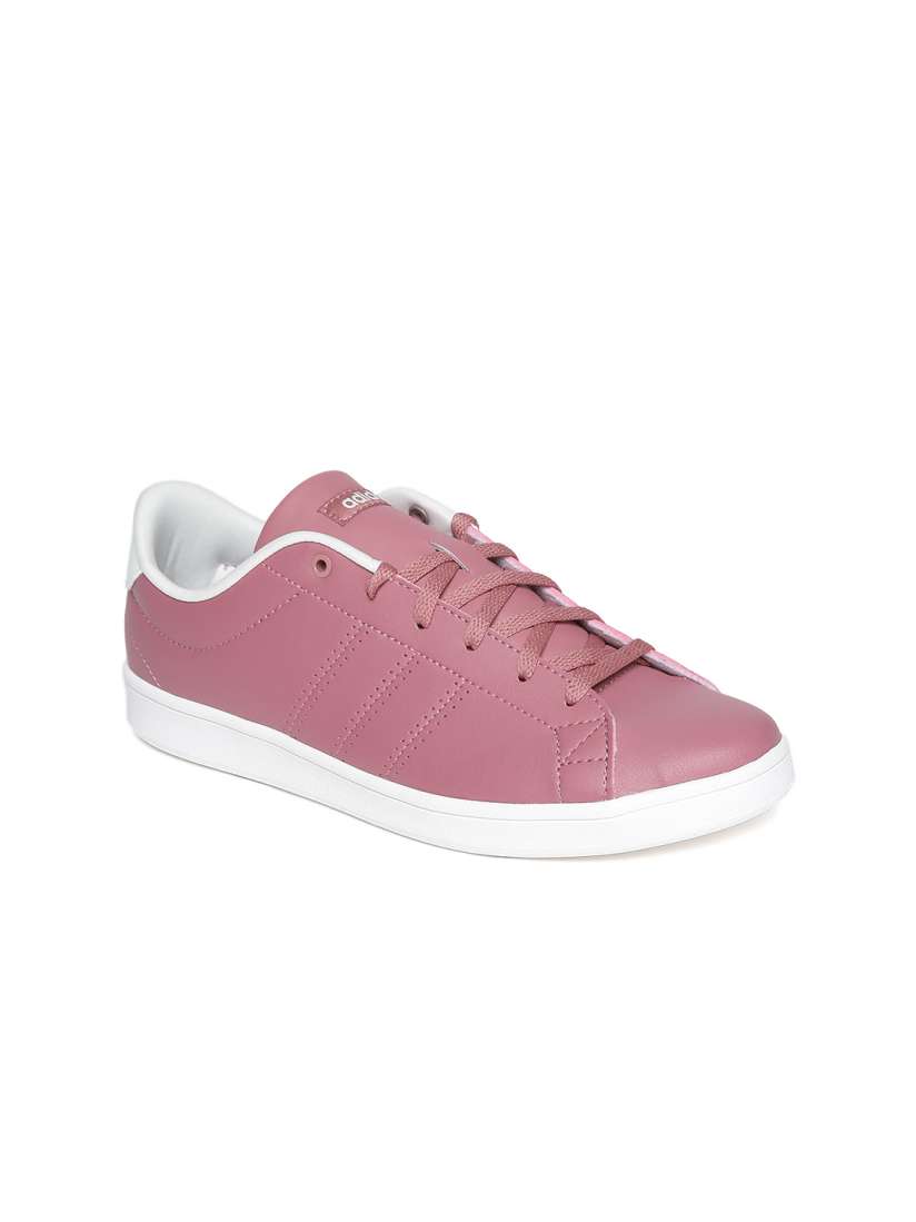 Adidas vs advantage clean shoes women's pink hot sale