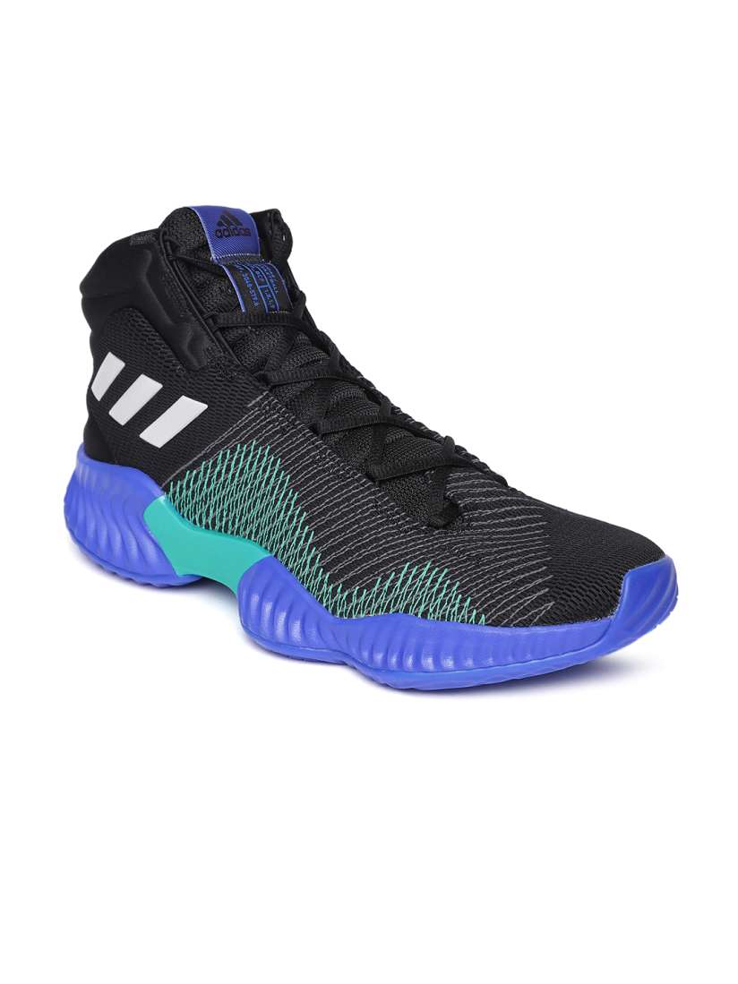 Buy ADIDAS Men Black Blue Pro Bounce 2018 Mid Top Basketball Shoes Sports Shoes for Men 6841720 Myntra
