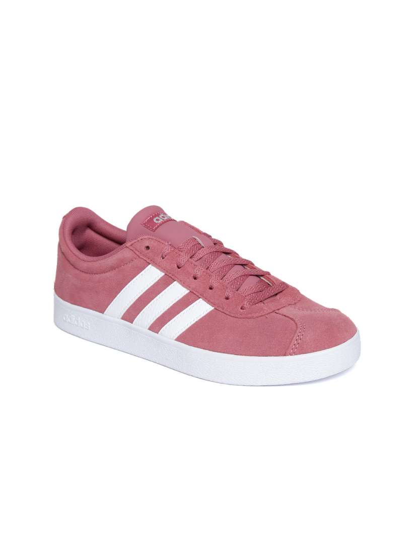 Buy ADIDAS Women Dusty Pink VL Court 2.0 Leather Skateboarding Shoes Sports Shoes for Women 6841751 Myntra