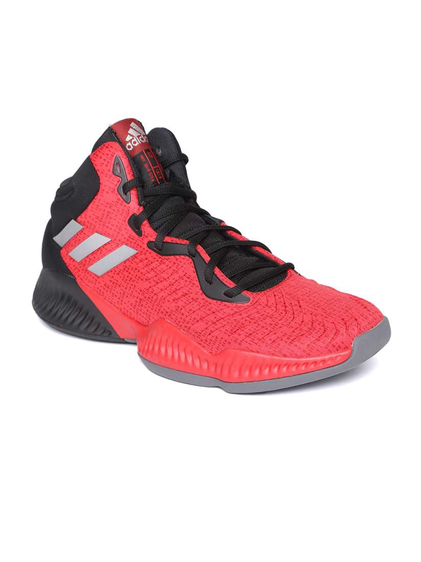 Buy ADIDAS Men Red Black Mad Bounce 2018 Mid Top Basketball Shoes Sports Shoes for Men 6841845 Myntra