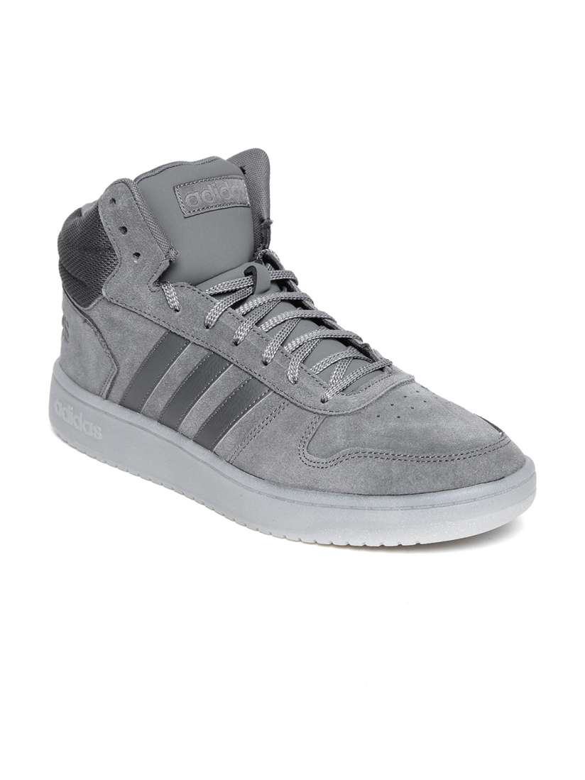 Buy ADIDAS Men Grey Hoops 2.0 Mid Suede Basketball Shoes Casual Shoes for Men 6841891 Myntra