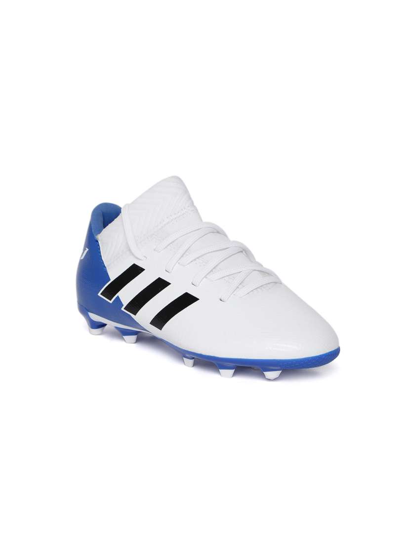 Buy ADIDAS Boys White NEMEZIZ Messi 18.3 Firm Ground Colourblocked Football Shoes Sports Shoes for Boys 6842253 Myntra
