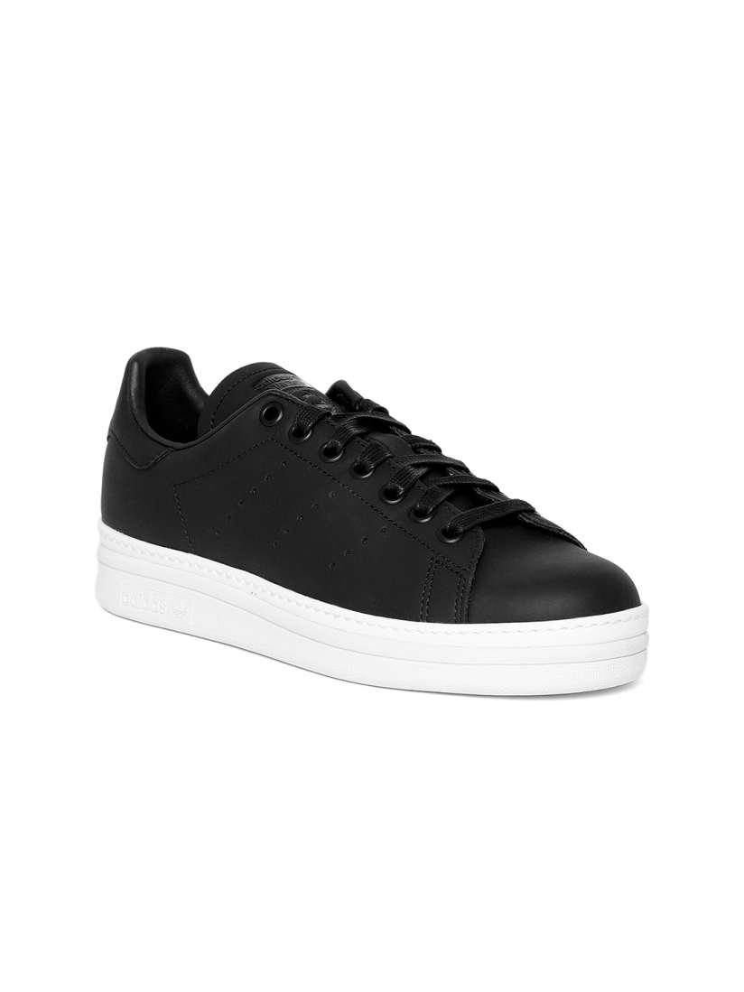 Buy Adidas Originals Women Black Stan Smith New Bold Leather Sneakers Casual Shoes for Women 6842273 Myntra