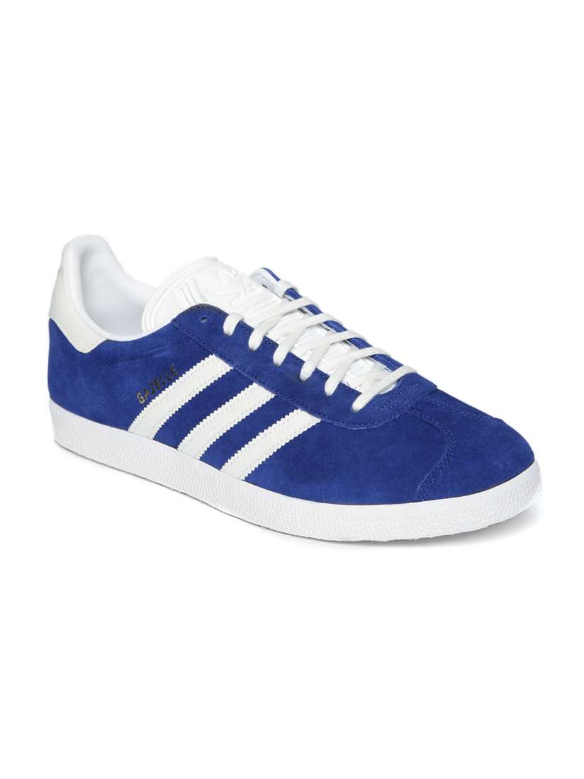 Buy ADIDAS Originals Men Blue White Gazelle Suede Sneakers Casual Shoes for Men 6842276 Myntra