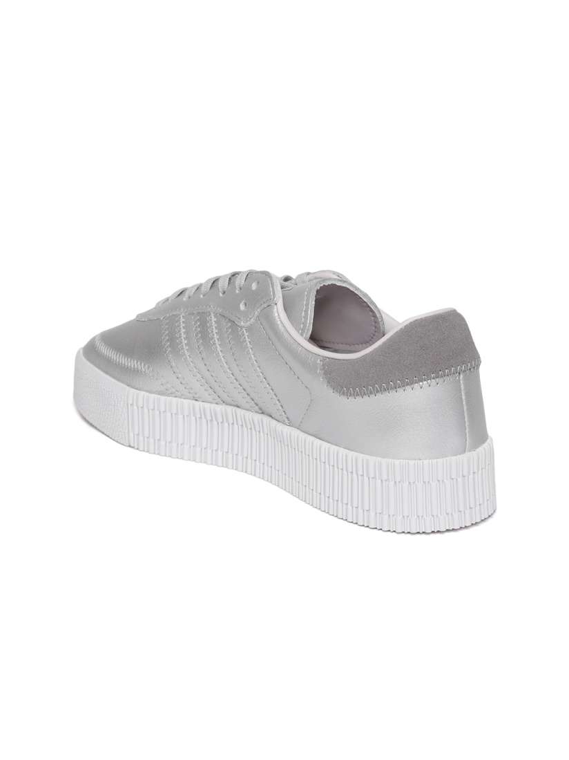 Buy ADIDAS Originals Women Silver Toned SAMBAROSE Platform Sneakers Casual Shoes for Women 6842292 Myntra
