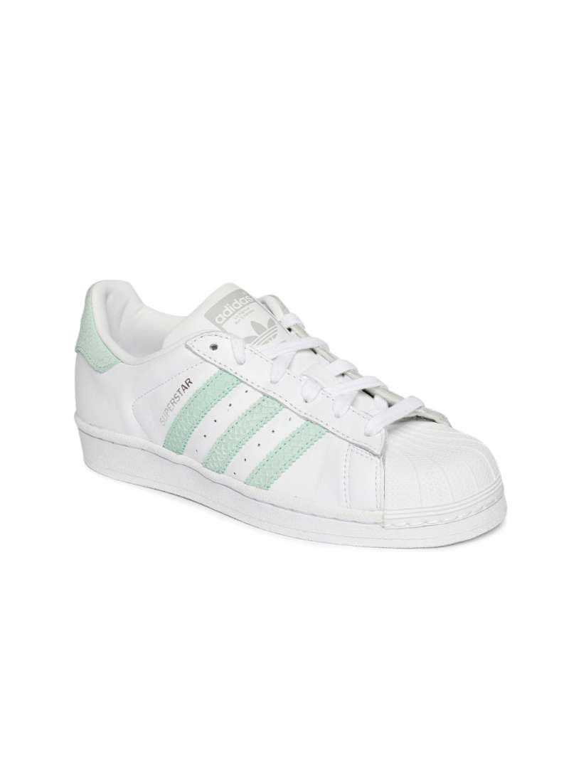 Buy Adidas Originals Women White SUPERSTAR W Leather Sneakers Casual Shoes for Women 6842299 Myntra