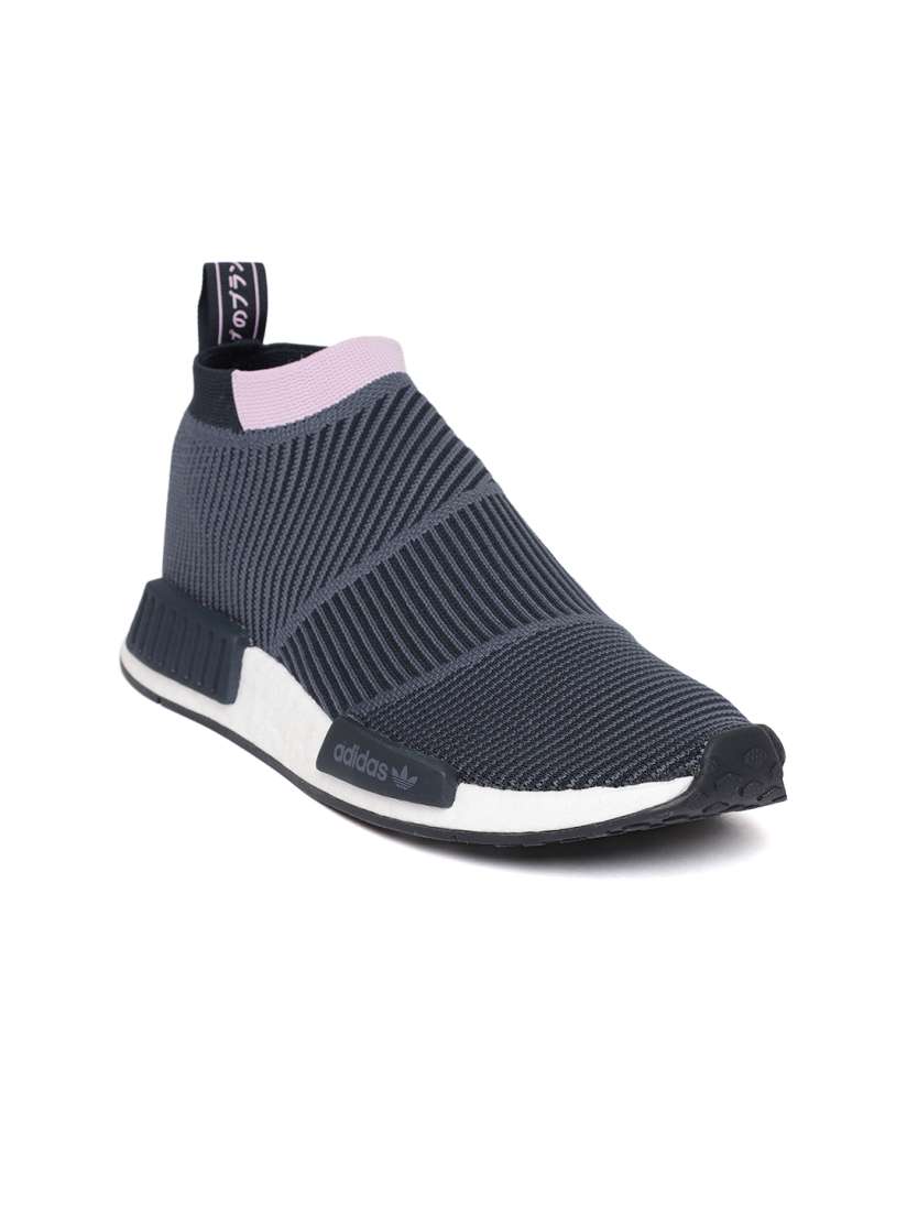 Buy ADIDAS Originals Women Navy Grey NMD CS1 PK Striped Sneakers Casual Shoes for Women 6842334 Myntra