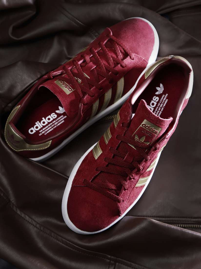 Buy Adidas Originals Women Maroon Campus Nubuck Leather Sneakers Casual Shoes for Women 6842362 Myntra