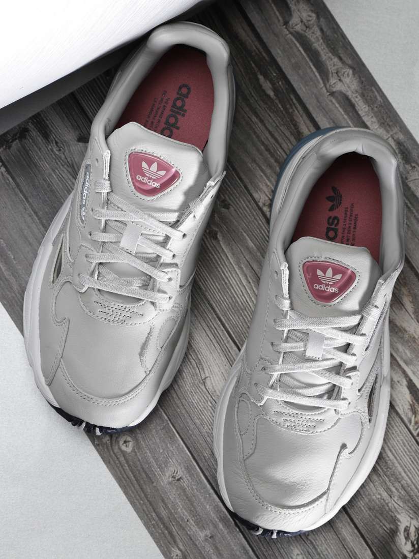Adidas leather falcon sales