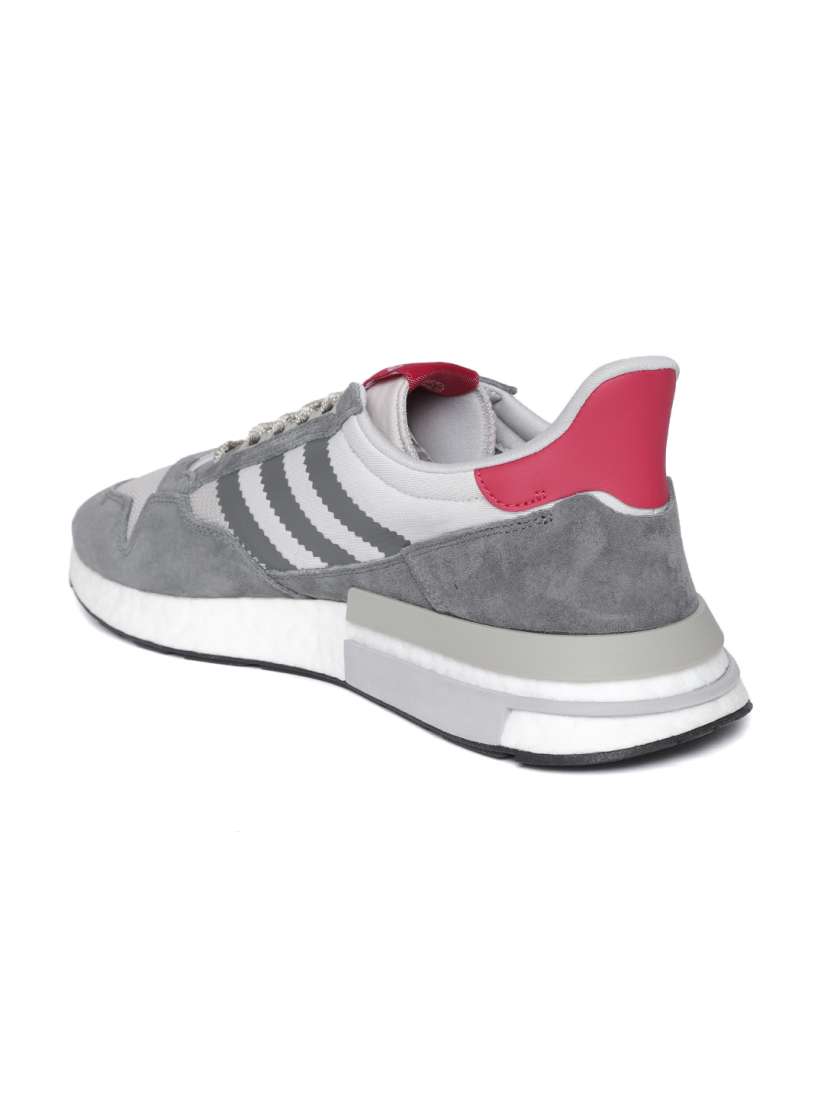 ADIDAS Originals Men Grey ZX 500 RM Colourblocked Sneakers