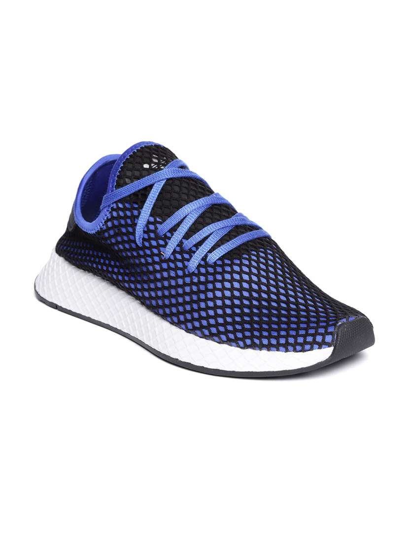 Buy Adidas Originals Men Blue Black DEERUPT Runner Sneakers Casual Shoes for Men 6842441 Myntra