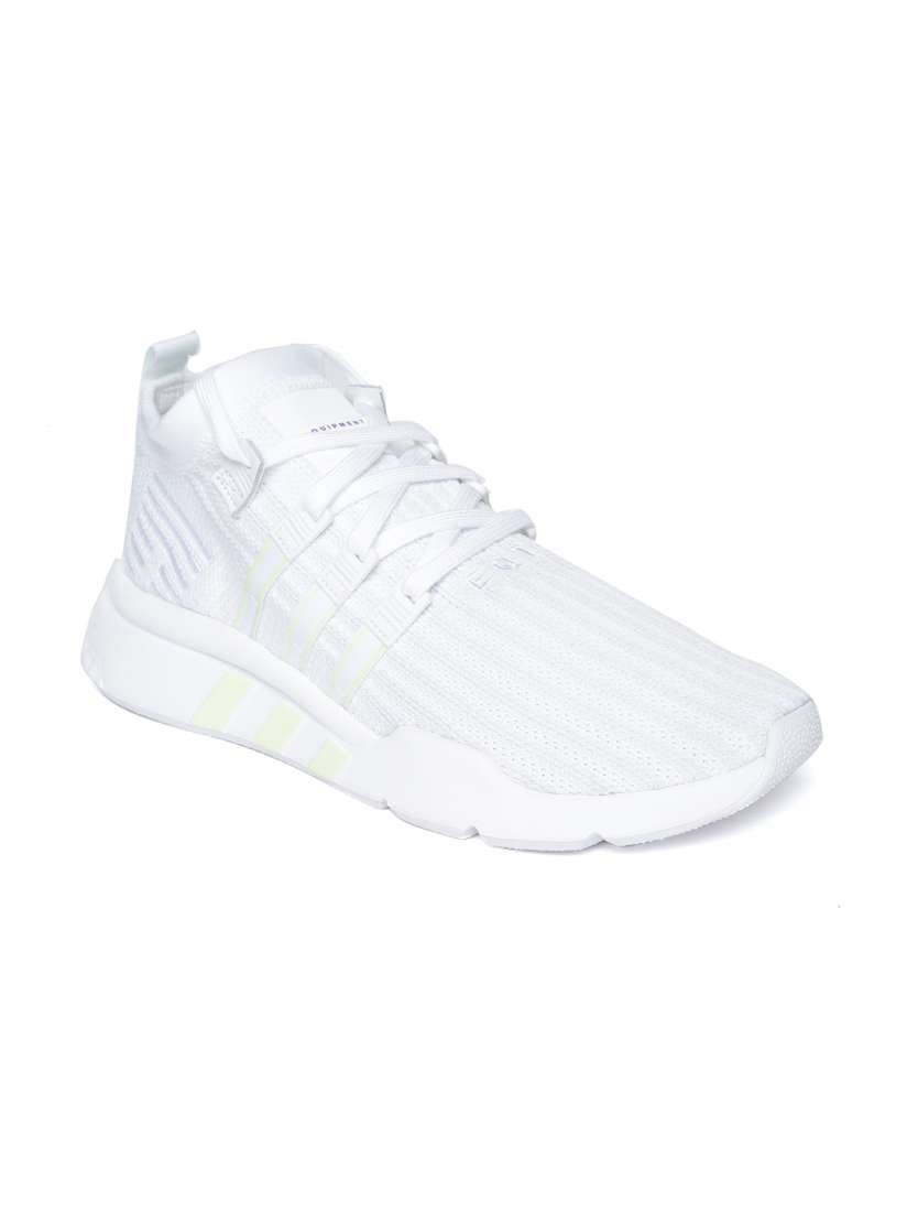 Buy Adidas Originals Men White EQT Support Mid ADV PK Self Striped Sneakers Casual Shoes for Men 6842473 Myntra