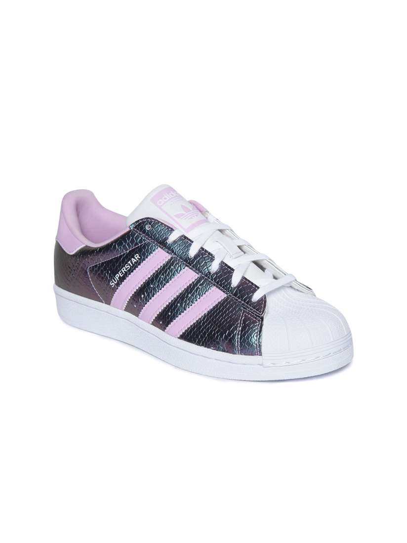 Buy ADIDAS Originals Kids Purple White Snakeskin Texture Superstar Sneakers Casual Shoes for Unisex Kids 6842564 Myntra