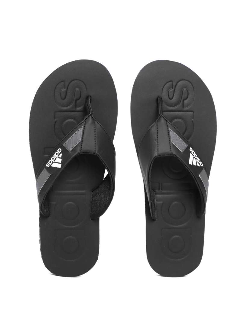 Buy ADIDAS Men Black SLALON 2018 Solid Thong Flip Flops Flip Flops for Men 6842621 Myntra