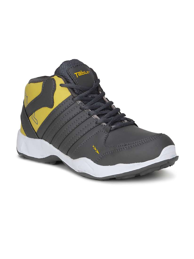Buy Columbus Men Yellow Synthetic Mid Top Running Shoes Sports Shoes for Men 6846217 Myntra