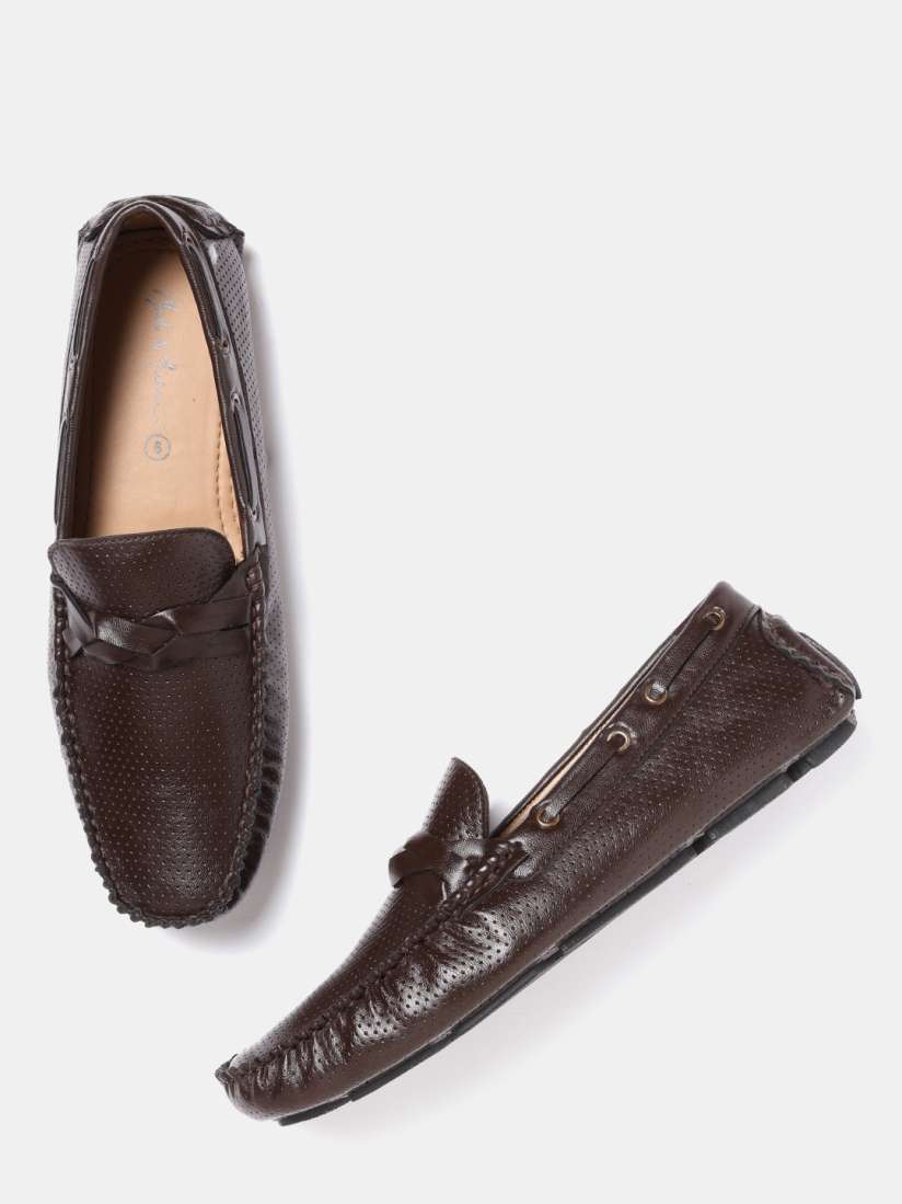 Buy Mast Harbour Men Coffee Brown Driving Shoes Casual Shoes for Men 6885540 Myntra
