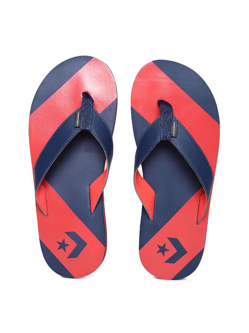 Buy Converse Men Blue Red Solid Thong Flip Flops Flip Flops for Men 6887119 Myntra