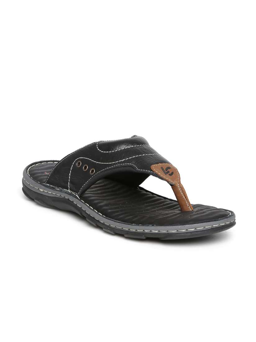 Buy Lee Cooper Men Black Leather Sandals Sandals for Men 68967 Myntra