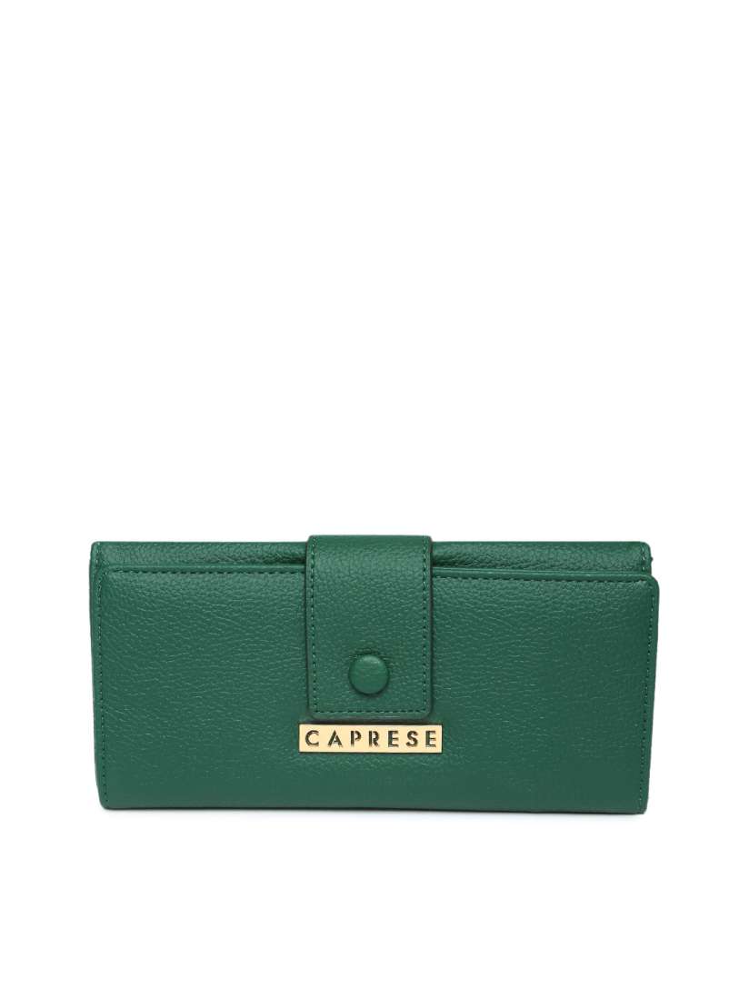 Buy Caprese Women Green Textured Grenda Two Fold Wallet Wallets for Women 6899431 Myntra