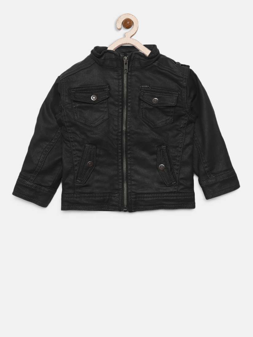 Buy Gini and Jony Boys Black Solid Tailored Jacket Jackets for Boys 6908126 Myntra