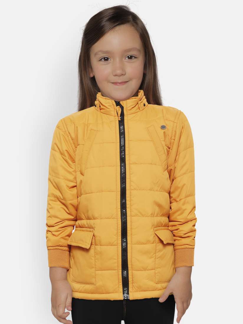 Girls mustard parka clearance